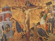 Henri Belle-chose Christ on the Cross with the Martyrdom (mk05) oil painting on canvas